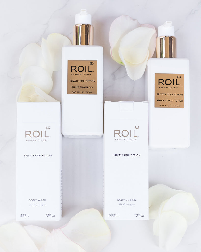 ROIL SHINE SHAMPOO, SHINE CONDITIONER, BODY LOTION & HAND / BODY WASH